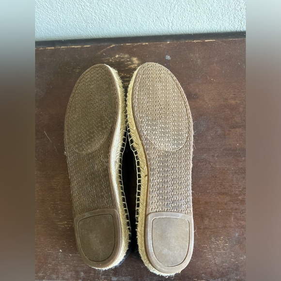 Michael Kors Vicky Slip-On Black White Espadrille Flats Size 8 Women’s Canvas - Picture 8 of 10